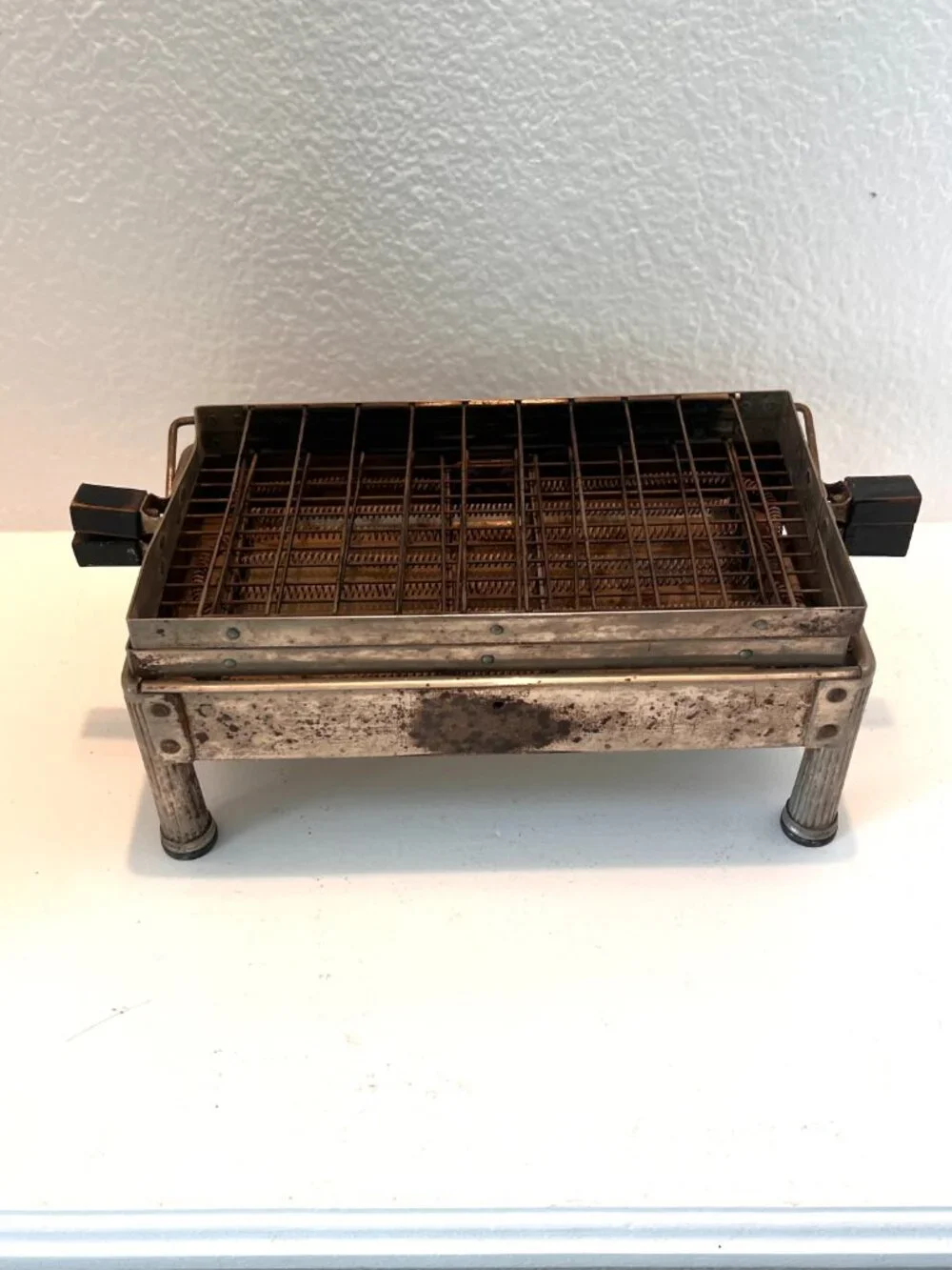 1920's Sunbeam Toaster - Works - Model B Electric Flip Toaster